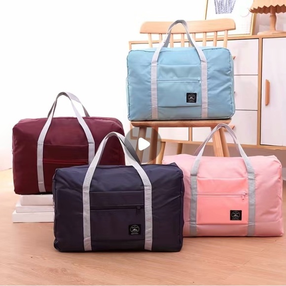 NWT Wind Blows River Flows created by travel bag in pink. - Picture 2 of 9